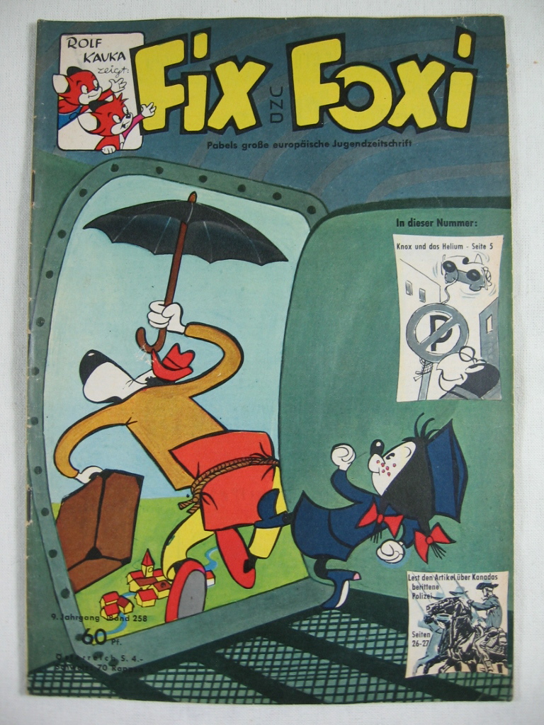 Kauka, Rolf:  Fix und Foxi. 9. Jahrgang, Band 258. 