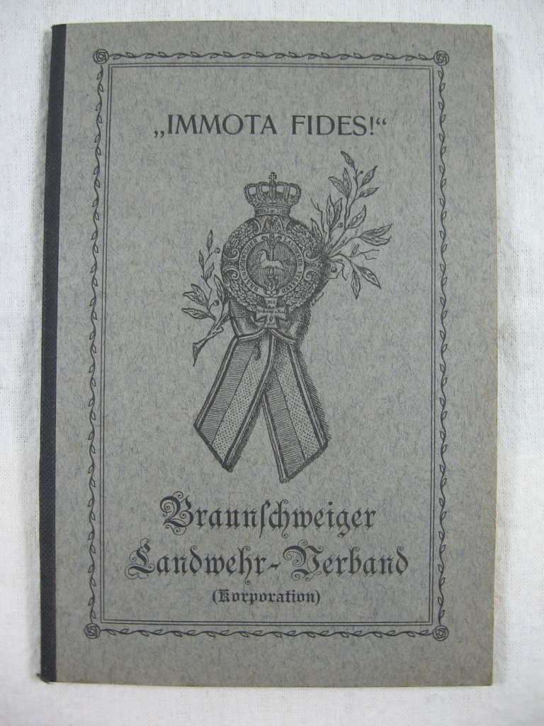   Braunschweiger Landwehr-Verband. Handbuch für Krieger- und Landwehr-Vereine des Braunschweiger Landwehr-Verbandes. 