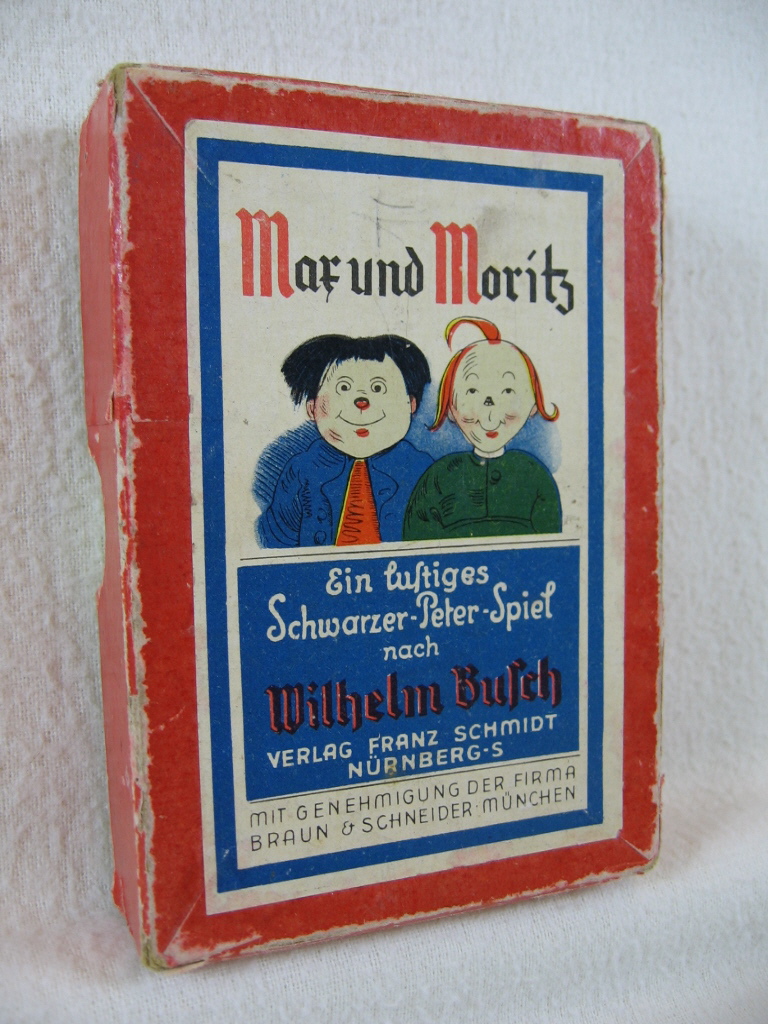 Busch, Wilhelm:  Max und Moritz. Ein lustiges Schwarzer - Peter - Spiel nach Wilhelm Busch. 