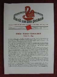   Rund um den Pelikan. Werkzeitschrift fr die Betriebsgemeinschaft der Firma Gnther Wagner. 4. Jahrgang, Nr. 3. 