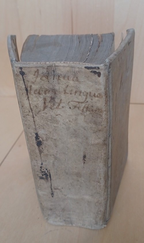 REINECCIUS, Christian:  Ianua hebraeae linguae Veteris Testamenti in qua totius codicis hebraei vocabula una cum radicibus et grammatica vocum difficiliorum analysi comparent; ... accessit una cum grammatica lexico hebraeo-chaldaicum accurante M. Christiano Reineccio. 