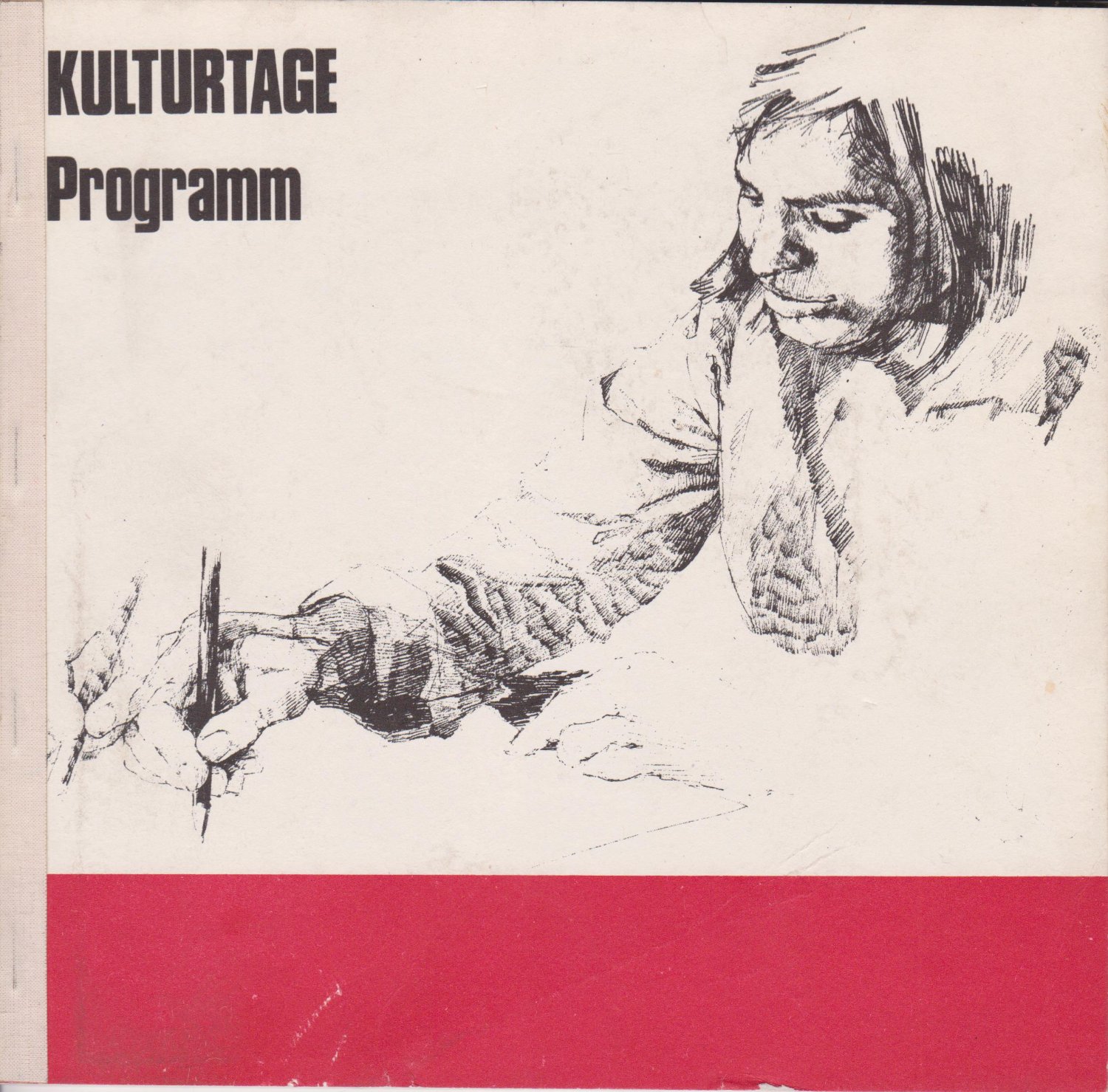 TIMNER, Carl / Organisationskomitee der Kulturtage (Herausgeber):  Kulturtage. Progressive Westberliner Kunst. 7. - 15. Oktober 1972. 
