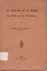 HBERLEIN, Georg Wilhelm:  Der Anspruch auf ein Patent und das Recht an der Erfindung. 