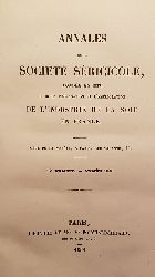 Socit Sricicole, Paris (Editor):  Annales de la socit sricicole, fonde en 1837, pour la propagation et l