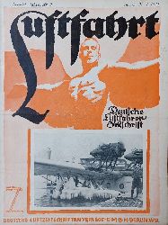 PETSCHOW, Robert (Schriftleiter):  Luftfahrt. Deutsche Luftfahrer Zeitschrift. Nr. 2, 22. Januar 1929. Zeitschrift fr das Gesamtgebiet der Luftfahrt. 