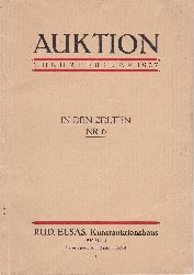 Rud. Elsas, Kunstauktionshaus (Herausgeber):  Auktion 1. und 2. Februar 1927. Auflsung des kostbaren Hausstandes der palaisartigen Villa 